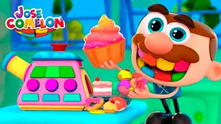 Stories for kids Jose Comelon Learning soft skills in The Fruit Candy Machine Story!!! Totoy