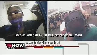 Accused police killer's son in jail