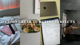 COMO CREAR TU RUTINA PERFECTA 🎧 + mejorar la calidad de vida | productividad, buenos hábitos...