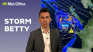 18/08/2023 – Wind, rain and thunderstorms – Met Office weather forecast UK