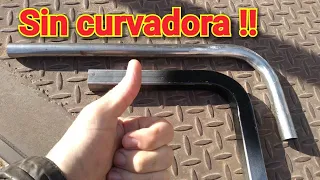 DIY Como DOBLAR caños sin CURVADORA !! #herreriasinsecretos