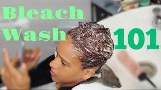 How To: Bleach Wash/Soap Cap | THE SAFEST WAY TO LIGHTEN HAIR