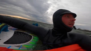 Windsurfing during Storm Ciara - GoPro Hero 8 Black POV