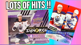 2022-23 Upper Deck Synergy Hockey Hobby Box Opening !!