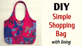 Shopping bag sewing tutorial | How to make Reusable Shopping Bag | Handbag making at Home | DIY Bag