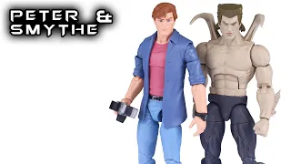 Marvel Legends PETER PARKER & SMYTHE Spider-Man Animated Series Action Figure 2 Pack Review