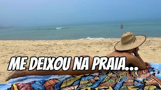 ELE ME DEIXOU na PRAIA e foi CAÇAR | VANLIFE REAL | Carol Kunst e João Rauber