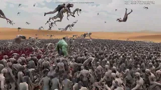 Hulk vs 25,000 Zombies | Ultimate Epic Battle Simulator 2 | UEBS2