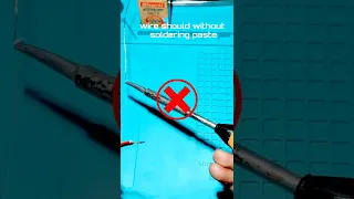 wire sold without soldering paste