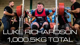 The Youngest Man to Total 1,000kg Raw: Luke Richardson