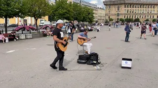 Уличные музыканты в центре Санкт-Петербурга 7