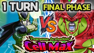 EZA INT LR PERFECT Cell Beating Final Phase of Cell Max in 1 turn! Dragon Ball Z Dokkan Battle