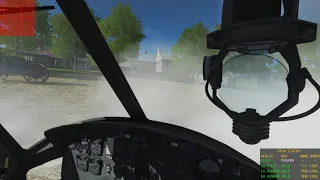 Po raz 1szy za sterami śmigłowca - trening lataniem UH-1