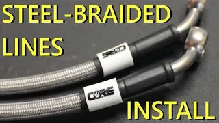 How to Install Motorcycle Steel-Braided Brake Lines