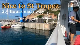 Nice to St Tropez by boat