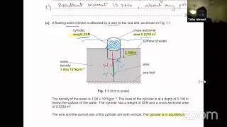 AS level Physics 9702 May/June 2021 Paper 22 Past Paper Solution