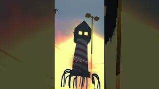 LIGHTHOUSE MONSTER want to eat me! - Meme Coffin Dance | Subscribe 👇 | #shorts