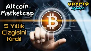 #Bitcoin Analiz - Altcoin Marketcap 5 Yillik Cizgiyi Kirdi! Btc Son Durum! Btc Teknik Analiz Forex