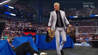 Cody Rhodes attacks Logan Paul - WWE SmackDown 5/17/2024