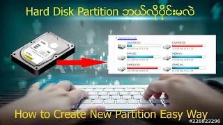 How to create HARD-DISK PARTITION(S) WITHOUT LOSING ANY DATA in Windows 10/8.1/7 (EASY WAY) myanmar