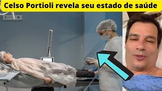 Celso Portioli fala sobre seu tratamento para o câncer e faz um alerta aos fãs.