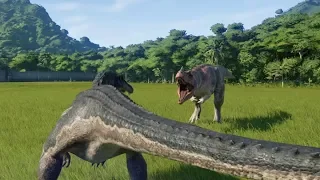 Baryonyx VS Ceratosaurus - Jurassic World Evolution