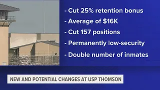 Changes at USP Thomson: Permanently low security, potential cut in salary