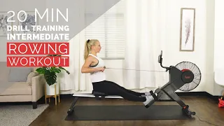 20 Min Intermediate Rowing Machine Drills