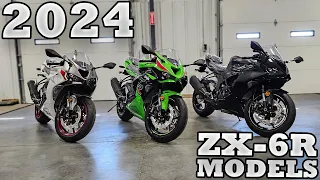 The 2024 Kawasaki Ninja ZX-6R New Colors!