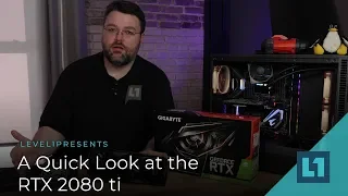 A Quick Look at the RTX 2080ti