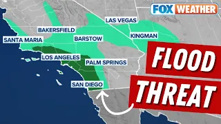 Millions In Los Angeles Area Under Flood Threat As Atmospheric River Storm Drenches California