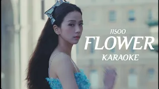 JISOO - FLOWER (karaoke/istrumental) | with lyrics.