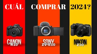 Sony Zv-E10 Vs Canon R50 vs Nikon Z30, Cual es la cámara para iniciarte