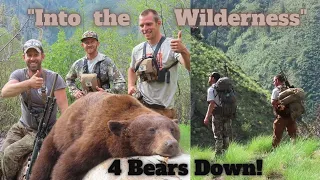 Epic Idaho Backcountry Bear Hunt, 4 Bears in 3 days!!! 4K