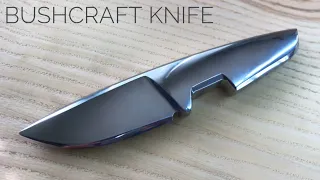 Knife Making - How to make a Modern Bushcraft Knife, full build.