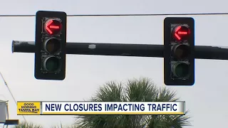 New closures due to Selmon Extension project impacting traffic