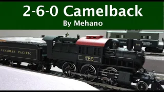 2-6-0 Camelback Steam Loco by Mehano Canadian Pacific #785 President's Choice Train Set #Mehano #CP