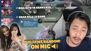 GOKIL! Ketemu Duo Cewe Random Lagi On Mic, IT'S SHOW TIME! WKWKWK - Mobile Legends