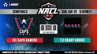 NACL Winter '23 Playoff HIGHLIGHTS | Caps Gaming vs. Scary Hours - NHL 23 EASHL 6s Gameplay