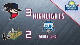 HIGHLIGHTS: Brooks Bandits 3 vs Okotoks Oilers 2