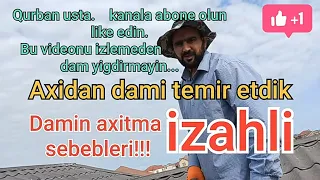 Axidan dami temir etdik#damin axitma sebebleri#restoration#dami nece temir etdikdam ortuyu0554727283