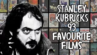 Stanley Kubrick's 93 Favourite Films