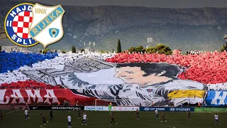 Rijeka - Hajduk 1:3 | Koreografija Torcida Split vs Rijeka (Finale Hrvatskog nogometnog kupa 21/22)