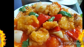 Sweet & Sour Fish fillet. (酸甜鱼片)