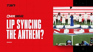 Do singers lip sync the anthems at the Super Bowl? | OverDrive Part 2 | 1-23-24