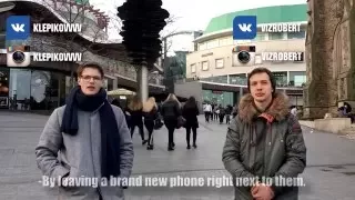 Кража телефона l Stealing phones social experiment