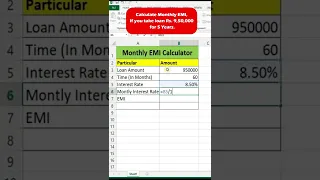 Calculate Monthly EMI for your loan amount🤩🤩