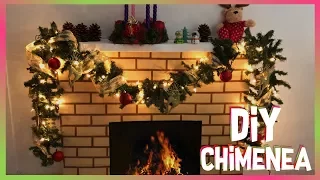 🎄 CARDBOARD FIREPLACE for CHRISTMAS (STEP BY STEP) Christmas Decorations - Christmas Decorations