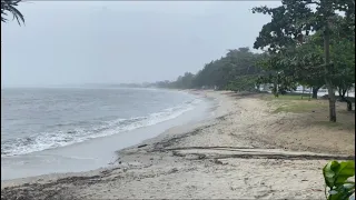 Ubatuba clima hoje 04/06 chuva🌧️☔️ Praia Perequê Açu e Cruzeiro 🏝️