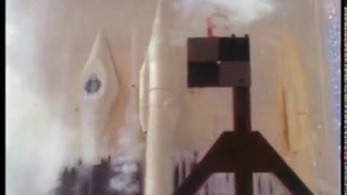 1969 Apollo 11 Saturn V launch in slow motion, Pad Camera 3 (mid)